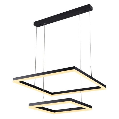 LED design mennyezeti lámpa 90W, 400x400+600x600 mm, 3000K–6500K, IP20 - J4321/B