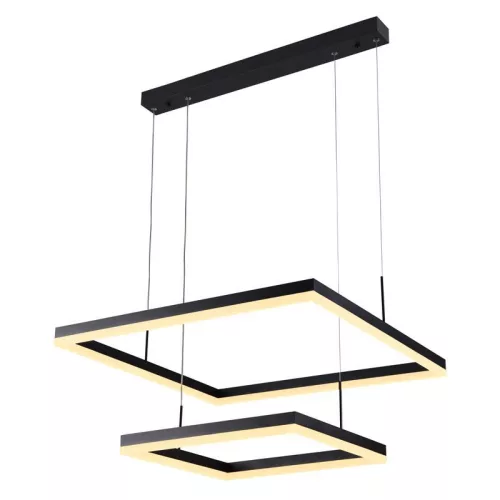 LED design mennyezeti lámpa 90W, 400x400+600x600 mm, 3000K–6500K, IP20 - J4321/B