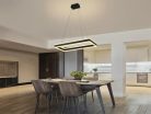 LED design mennyezeti lámpa 80W, 300x600 mm, 3000K–6500K, IP20 - J4324/B