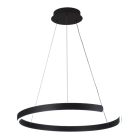 LED design mennyezeti lámpa, 70W, 4800 lm, Ø600 mm, 3000K-6500K, IP20, fekete - J4326/B