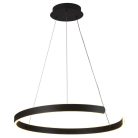 LED design mennyezeti lámpa, 70W, 4800 lm, Ø600 mm, 3000K-6500K, IP20, fekete - J4326/B