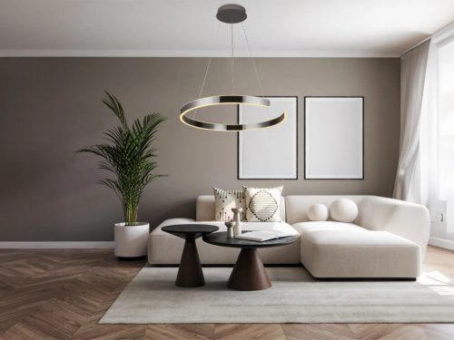 LED design mennyezeti lámpa, 70W, 4800 lm, Ø600 mm, 3000K-6500K, IP20 - J4326/CH
