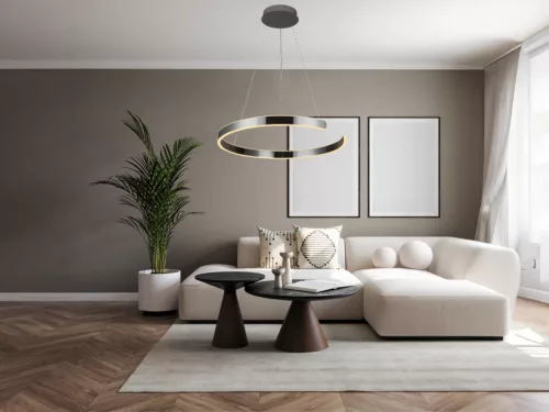 LED design mennyezeti lámpa, 70W, 4800 lm, Ø600 mm, 3000K-6500K, IP20 - J4326/CH