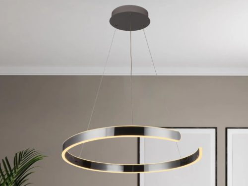 LED design mennyezeti lámpa, 70W, 4800 lm, Ø600 mm, 3000K-6500K, IP20 - J4326/CH