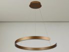 LED design mennyezeti lámpa 70W, Ø600 mm, 3000K–6500K, IP20, arany - J4326/G