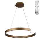 LED design mennyezeti lámpa 70W, Ø600 mm, 3000K–6500K, IP20, arany - J4326/G