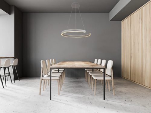 LED design mennyezeti lámpa 70W, Ø600 mm, 3000K–6500K, IP20 - J4326/S