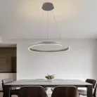 LED design mennyezeti lámpa 70W, Ø600 mm, 3000K–6500K, IP20 - J4326/S