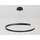 LED design mennyezeti lámpa, 100W, 6500 lm, Ø800 mm, 3000K-6500K, IP20, fekete - J4327/B