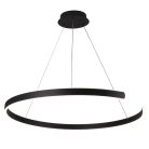 LED design mennyezeti lámpa, 100W, 6500 lm, Ø800 mm, 3000K-6500K, IP20, fekete - J4327/B