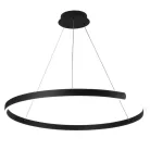 LED design mennyezeti lámpa, 100W, 6500 lm, Ø800 mm, 3000K-6500K, IP20, fekete - J4327/B