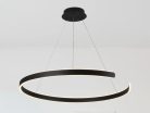 LED design mennyezeti lámpa, 100W, 6500 lm, Ø800 mm, 3000K-6500K, IP20, fekete - J4327/B