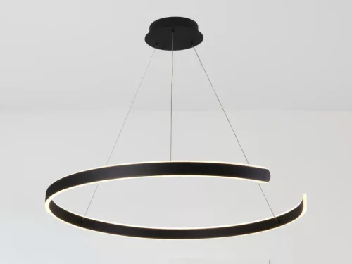 LED design mennyezeti lámpa, 100W, 6500 lm, Ø800 mm, 3000K-6500K, IP20, fekete - J4327/B