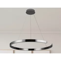   LED design mennyezeti lámpa, 100W, 6500 lm, Ø800 mm, 3000K-6500K, IP20 - J4327/CH