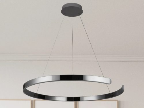 LED design mennyezeti lámpa, 100W, 6500 lm, Ø800 mm, 3000K-6500K, IP20 - J4327/CH