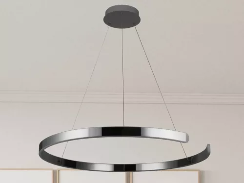 LED design mennyezeti lámpa, 100W, 6500 lm, Ø800 mm, 3000K-6500K, IP20 - J4327/CH