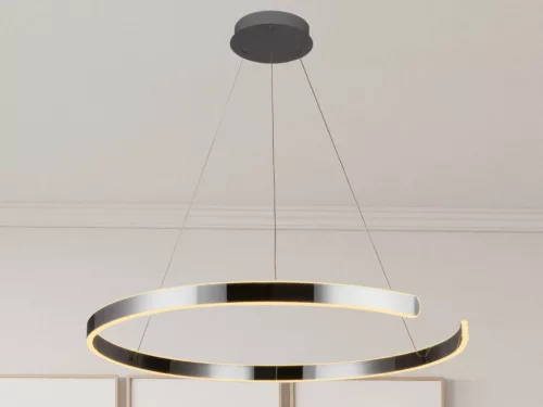 LED design mennyezeti lámpa, 100W, 6500 lm, Ø800 mm, 3000K-6500K, IP20 - J4327/CH