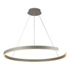 LED design mennyezeti lámpa, 100W, 6500 lm, Ø800 mm, 3000K-6500K, IP20, ezüst - J4327/S