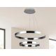 LED design mennyezeti lámpa, 120W, 7800 lm, 400+600 mm, 3000K-6500K, IP20 - J4328/CH