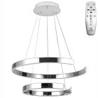 LED design mennyezeti lámpa, 120W, 7800 lm, 400+600 mm, 3000K-6500K, IP20 - J4328/CH