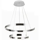 LED design mennyezeti lámpa, 120W, 7800 lm, 400+600 mm, 3000K-6500K, IP20 - J4328/CH