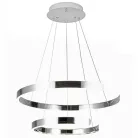 LED design mennyezeti lámpa, 120W, 7800 lm, 400+600 mm, 3000K-6500K, IP20 - J4328/CH