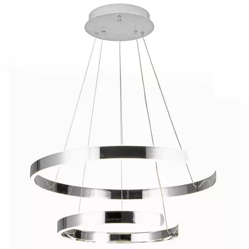 LED design mennyezeti lámpa, 120W, 7800 lm, 400+600 mm, 3000K-6500K, IP20 - J4328/CH