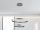 LED design mennyezeti lámpa, 120W, 7800 lm, 400+600 mm, 3000K-6500K, IP20, ezüst - J4328/S