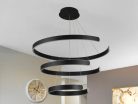 LED design mennyezeti lámpa 220W, 400+600+800 mm, 3000K-6500K, IP20 - J4329/B