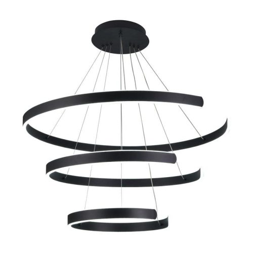 LED design mennyezeti lámpa 220W, 400+600+800 mm, 3000K-6500K, IP20 - J4329/B