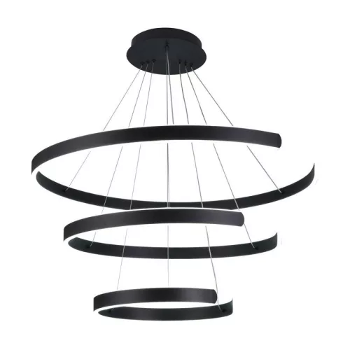 LED design mennyezeti lámpa 220W, 400+600+800 mm, 3000K-6500K, IP20 - J4329/B