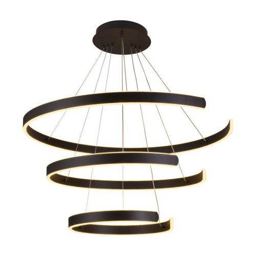 LED design mennyezeti lámpa 220W, 400+600+800 mm, 3000K-6500K, IP20 - J4329/B