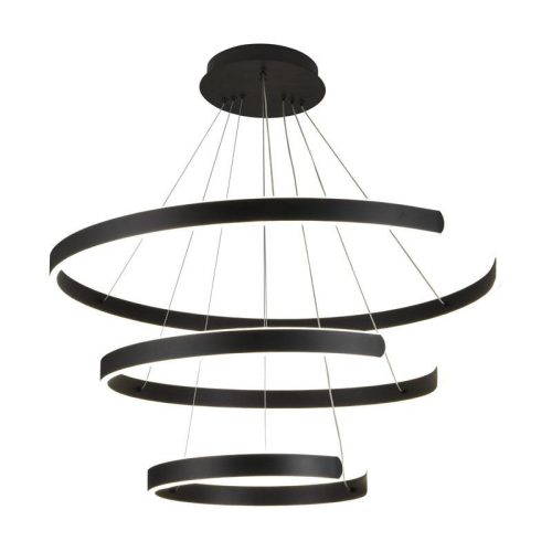 LED design mennyezeti lámpa 220W, 400+600+800 mm, 3000K-6500K, IP20 - J4329/B