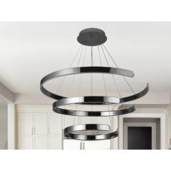   LED design mennyezeti lámpa 220W, 400+600+800 mm, 3000K-6500K, IP20 - J4329/CH