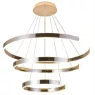 LED design mennyezeti lámpa 220W, 400+600+800 mm, 3000K-6500K, IP20 - J4329/CH