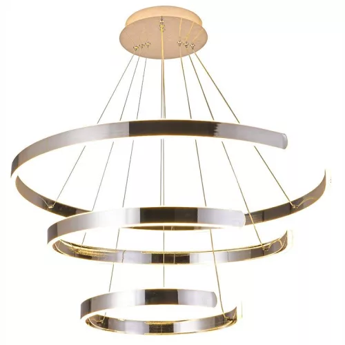 LED design mennyezeti lámpa 220W, 400+600+800 mm, 3000K-6500K, IP20 - J4329/CH