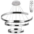 LED design mennyezeti lámpa 220W, 400+600+800 mm, 3000K-6500K, IP20 - J4329/CH