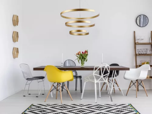 LED design mennyezeti lámpa 220W, 400+600+800 mm, 3000K-6500K, IP20 - J4329/G