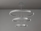 LED design mennyezeti lámpa 220W, 400+600+800 mm, 3000K-6500K, IP20 - J4329/S