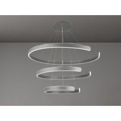   LED design mennyezeti lámpa 220W, 400+600+800 mm, 3000K-6500K, IP20 - J4329/S
