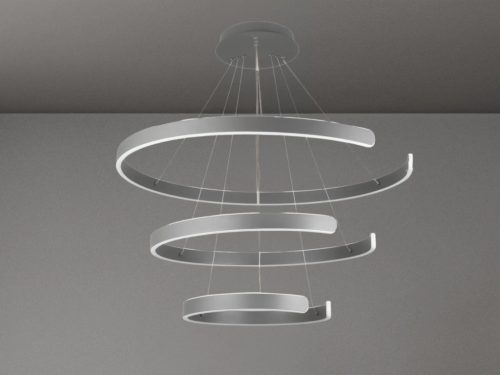 LED design mennyezeti lámpa 220W, 400+600+800 mm, 3000K-6500K, IP20 - J4329/S