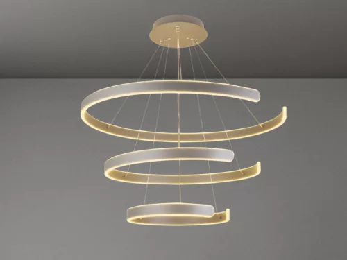 LED design mennyezeti lámpa 220W, 400+600+800 mm, 3000K-6500K, IP20 - J4329/S