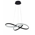 LED design mennyezeti lámpa 70W, 4300 lm, 3000-6500K, IP20, fém-akril, fekete - J4331/B