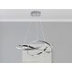LED design mennyezeti lámpa 70W, 4300 lm, 3000-6500K, IP20, fém-akril, króm - J4331/CH