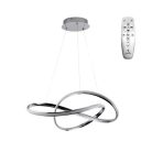 LED design mennyezeti lámpa 70W, 4300 lm, 3000-6500K, IP20, fém-akril, króm - J4331/CH