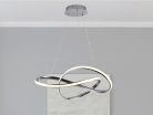 LED design mennyezeti lámpa 70W, 4300 lm, 3000-6500K, IP20, fém-akril, króm - J4331/CH