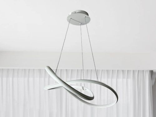 LED design mennyezeti lámpa 70W, 4300 lm, 3000-6500K, IP20, fém-akril - J4331/W