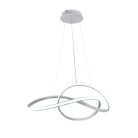 LED design mennyezeti lámpa 70W, 4300 lm, 3000-6500K, IP20, fém-akril - J4331/W