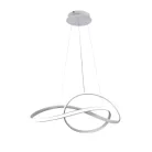 LED design mennyezeti lámpa 70W, 4300 lm, 3000-6500K, IP20, fém-akril - J4331/W