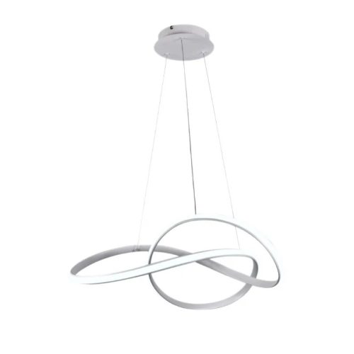 LED design mennyezeti lámpa 70W, 4300 lm, 3000-6500K, IP20, fém-akril - J4331/W